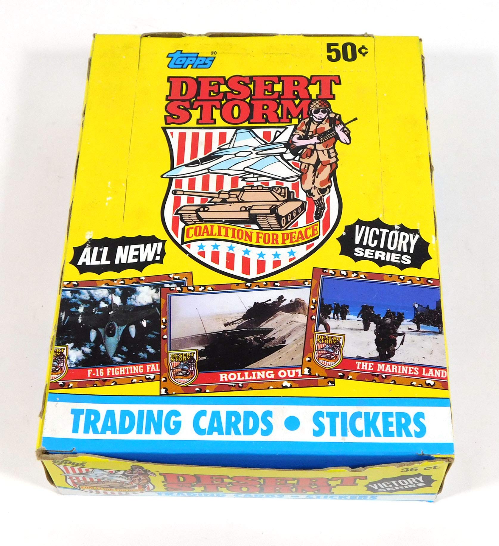 1991 Topps Desert Storm Victory Series 2 Trading Card Box 36 Packs Y | amzdealz