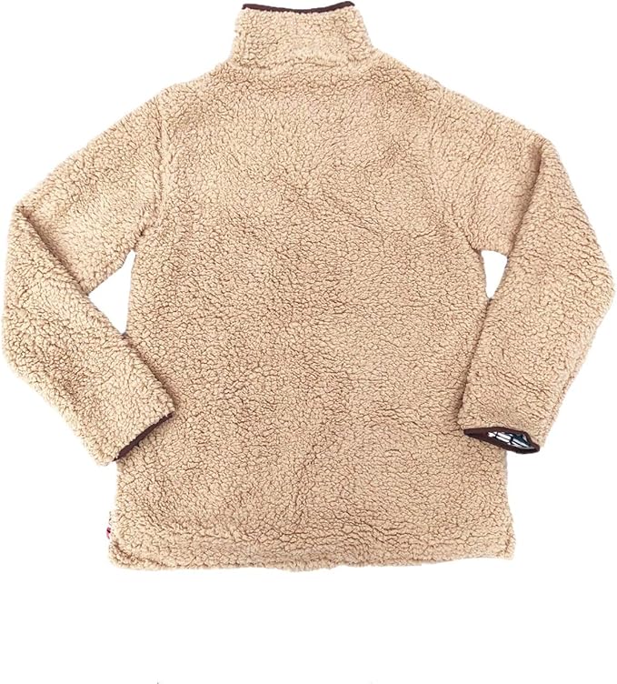 reversible sherpa pullover