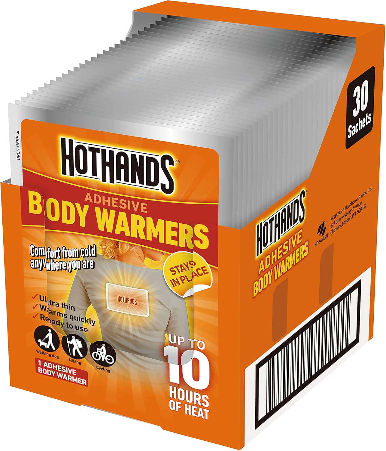 HOTHANDS Adhesive Body Warmer 30 sachets Amazon.co.uk Health