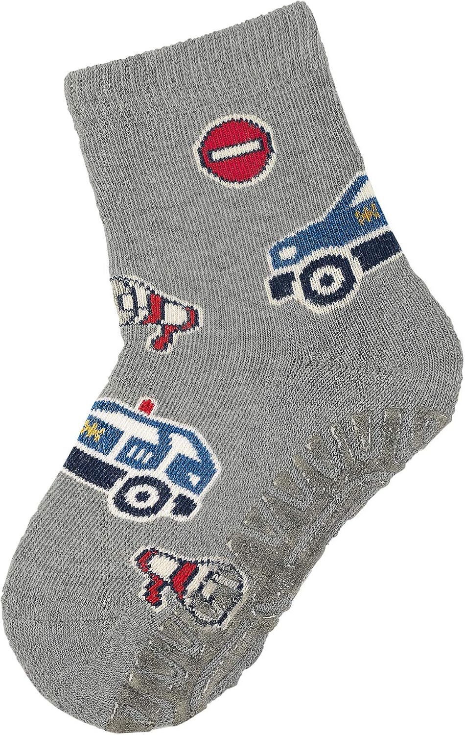 Sterntaler Baby Boys Fli Speed Socks, Size: 2.5, Silver Socks, Grey (Silber Melange 542), 6-9 Months (Manufacturer Size: 18)