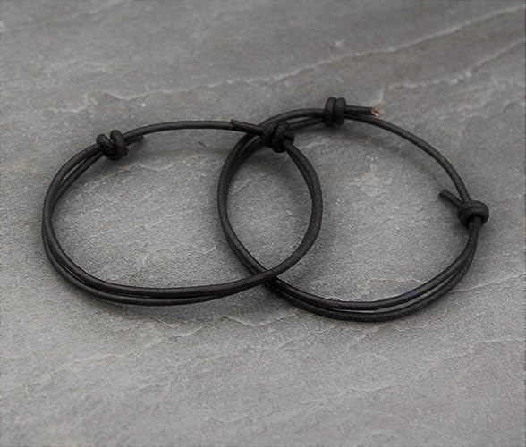 2x Partner Armband Surfer Partnerarmband Schwarz Leder Lederarmband Pärchen Partner Armbänder individuellisierbar Freundschaf