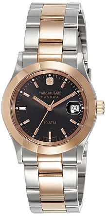 Swiss Military Analog Black Dial Mens Watch - SM02019MSRT.02M