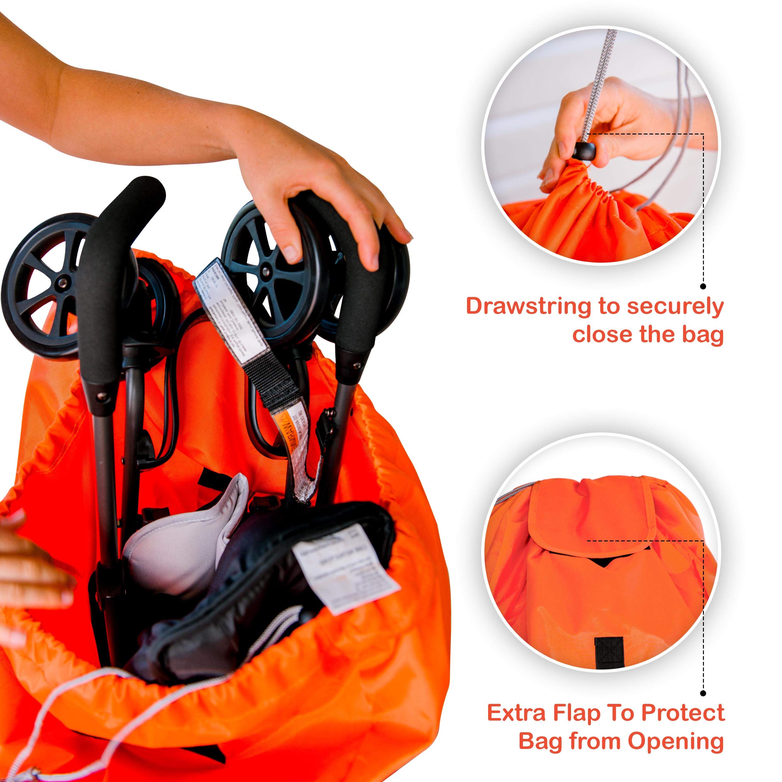 umbrella stroller gate check bag