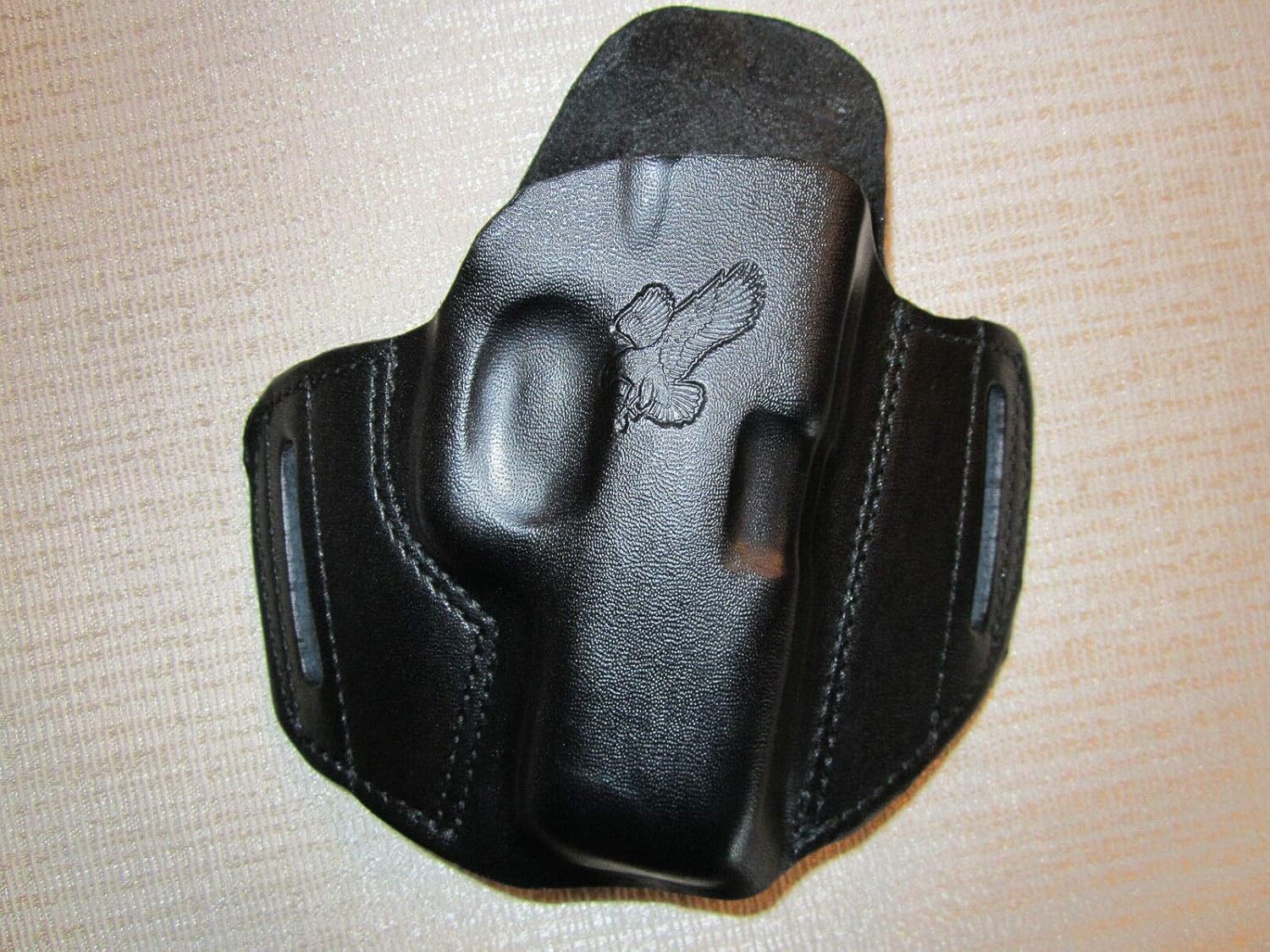 Braids Holsters Diamondback DB9, Formed Leather Pancake Holster, OWB Belt Holster