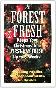 Forest Fresh Christmas Tree Preservative - Keeps Your Tree Fresh The Entire Holiday Season - 1 Packet (8 Tablets)
