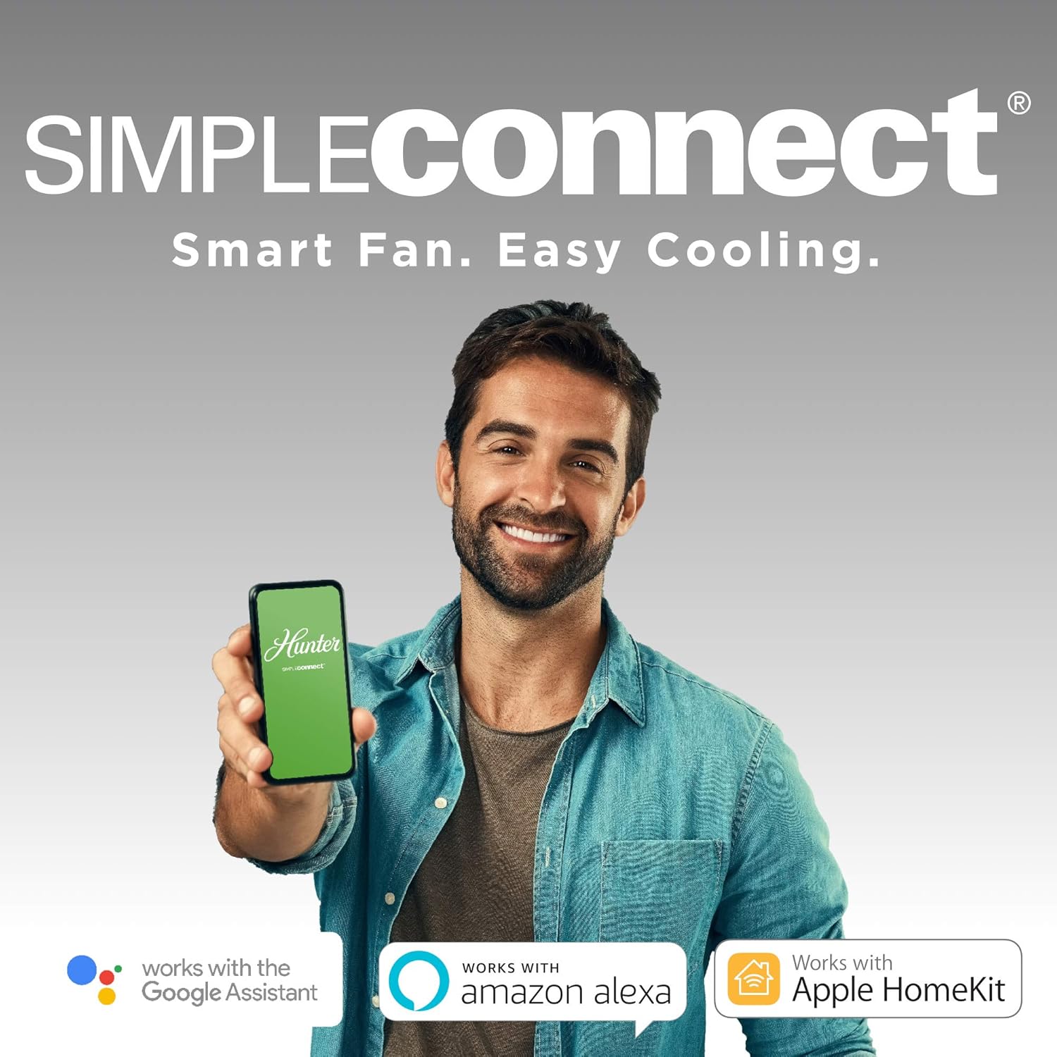 hunter simple connect alexa