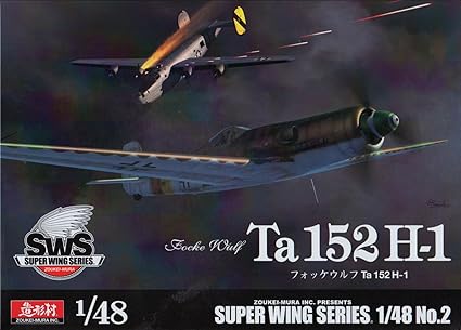 Amazon Com Zkmsws4802 1 48 Zoukei Mura Focke Wulf Ta 152h 1 Model Building Kit Toys Games