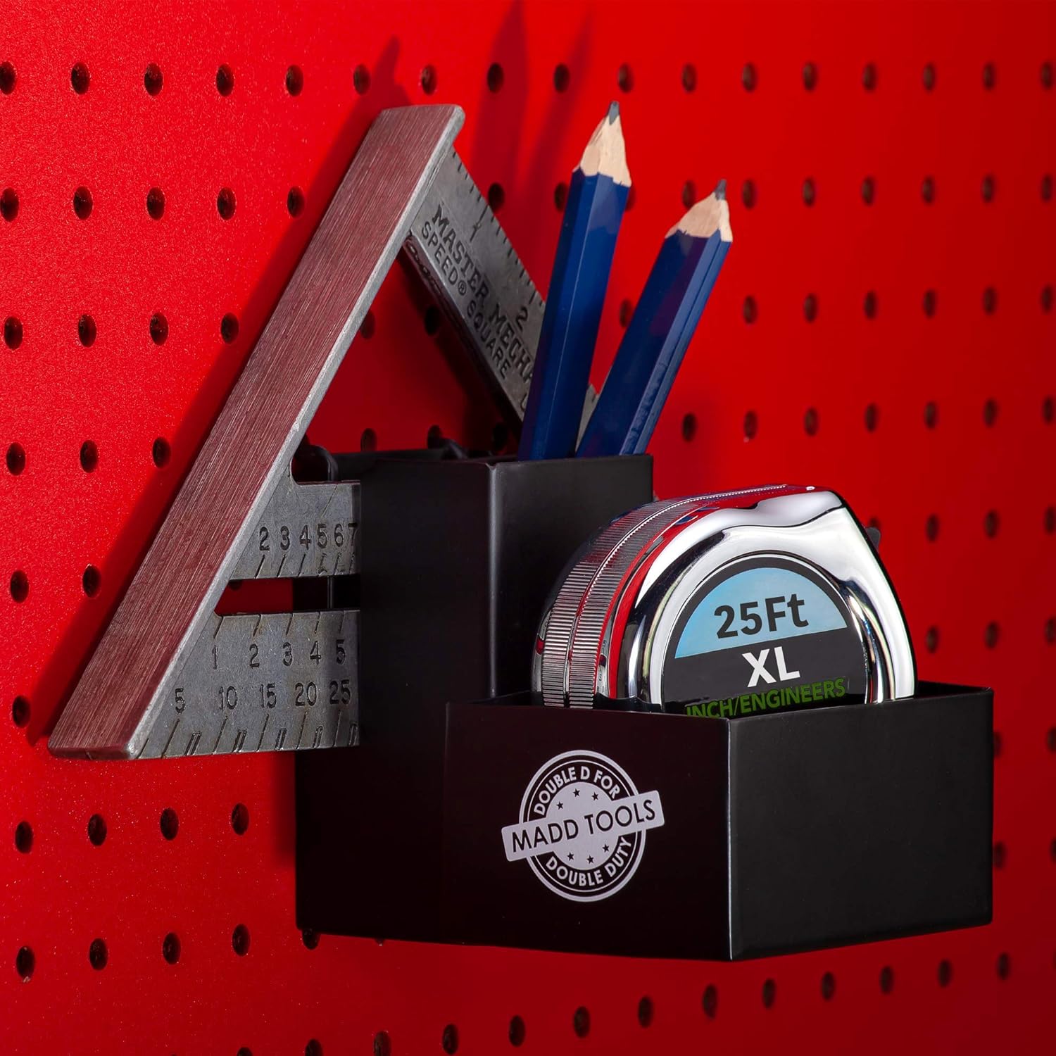 Black Pegboard Accessories Pegboard Tape Measure Holder Woodworking Accessory