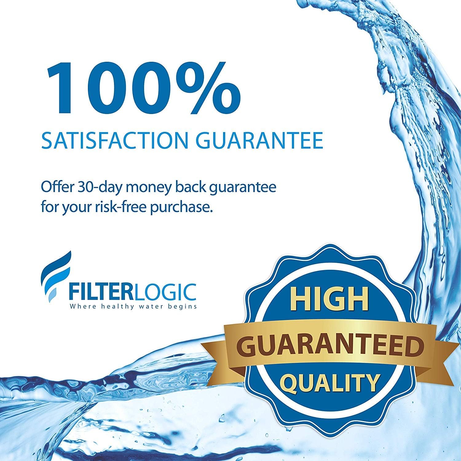 FilterLogic RF 9999 Water Filter, Compatible with Pur RF9999 Faucet Replacement Water Filter(Pack of 6): Home & Kitchen