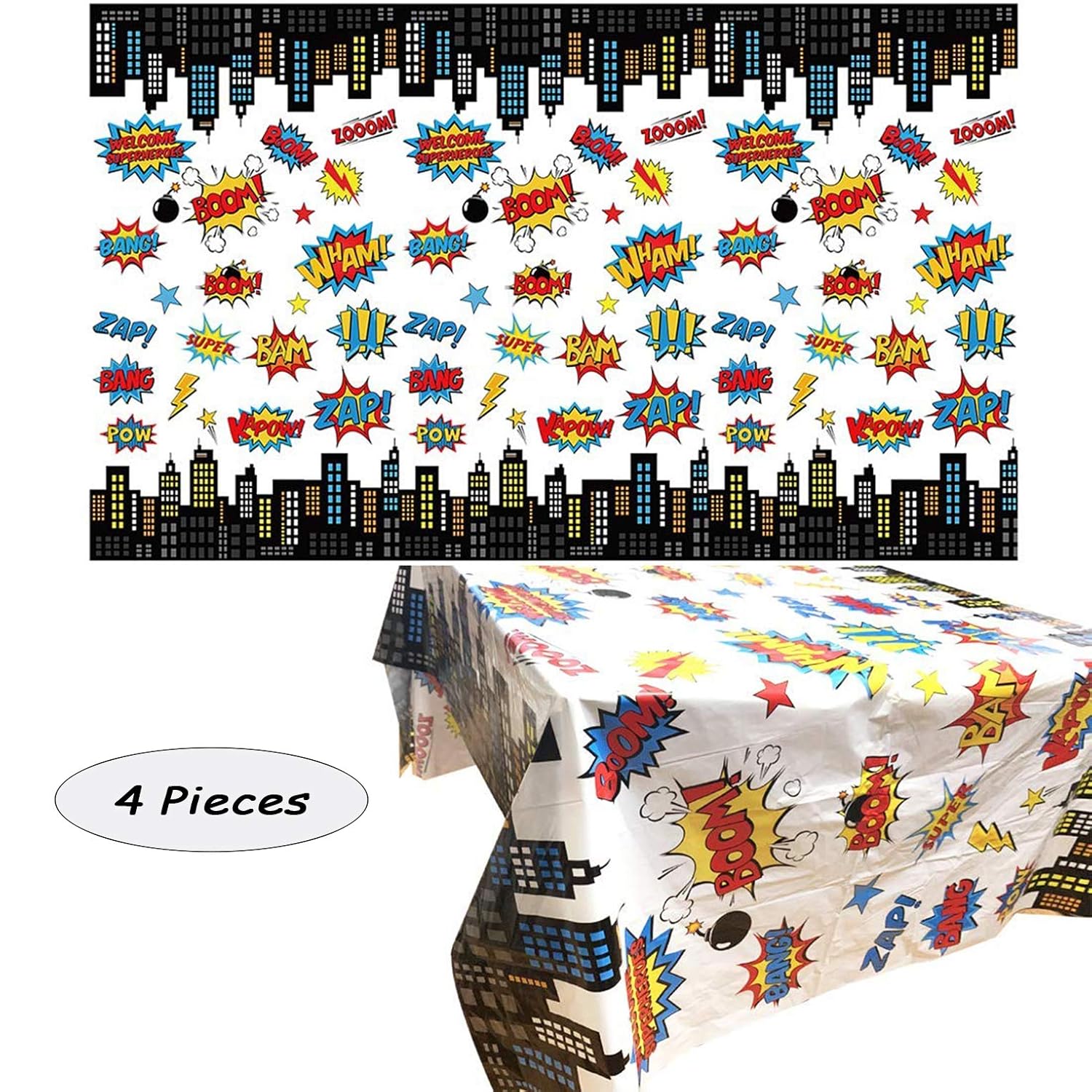 Table Covers Home & Kitchen 1 Oblong Plastic Childrens ...