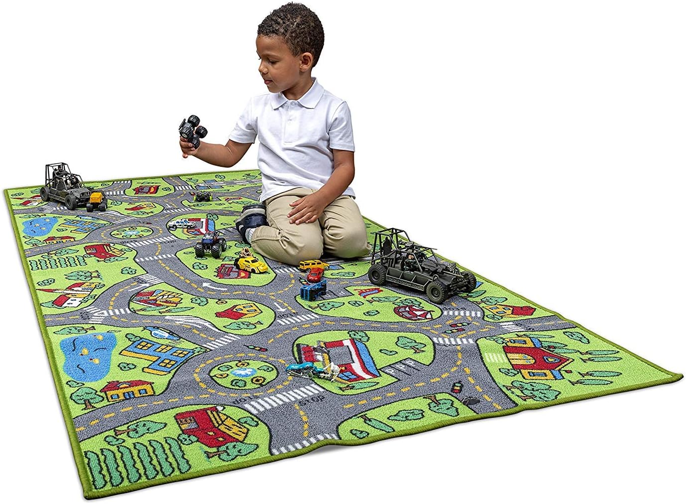car track play mat
