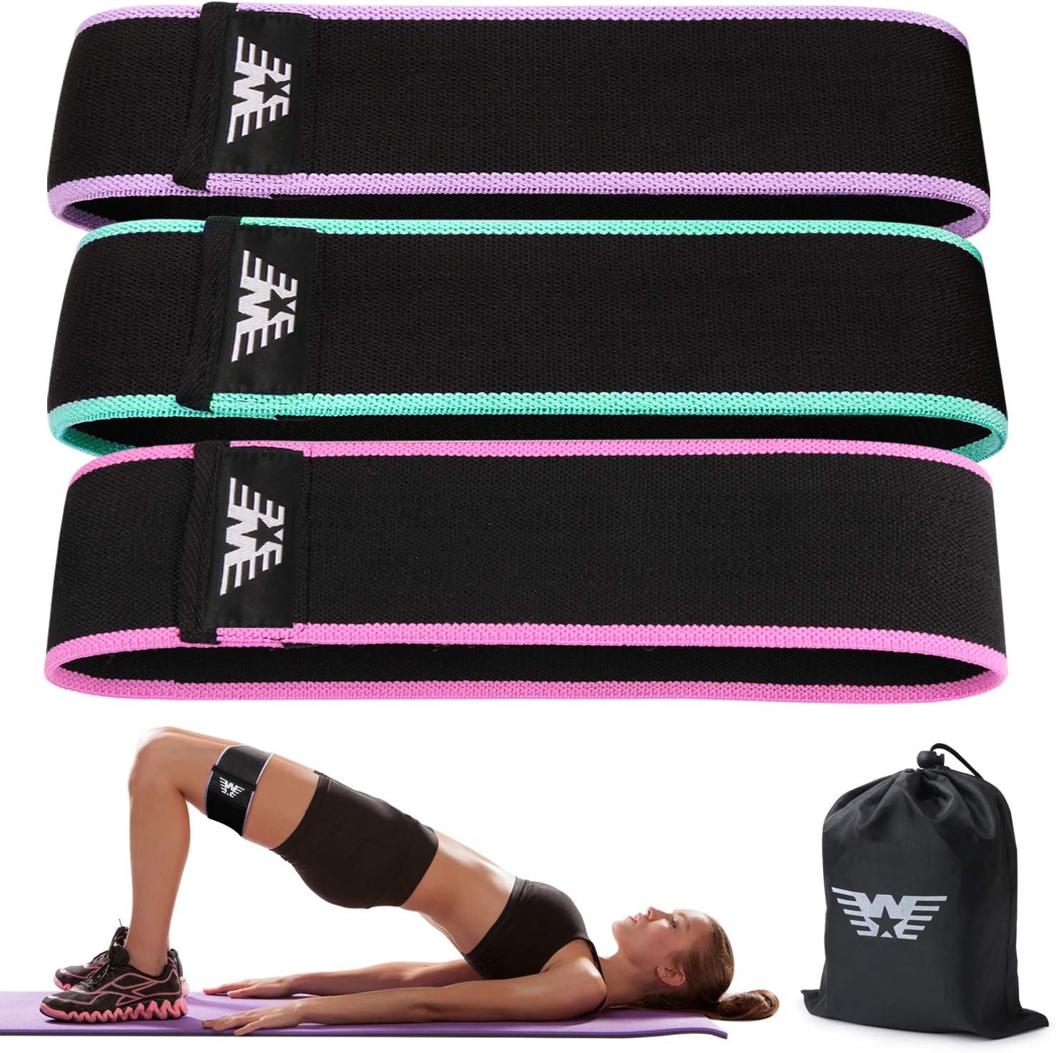 Walito WOOSL Exercise Band for Legs and Butt, Hip Bands Resistance Band Booty Loop Bands