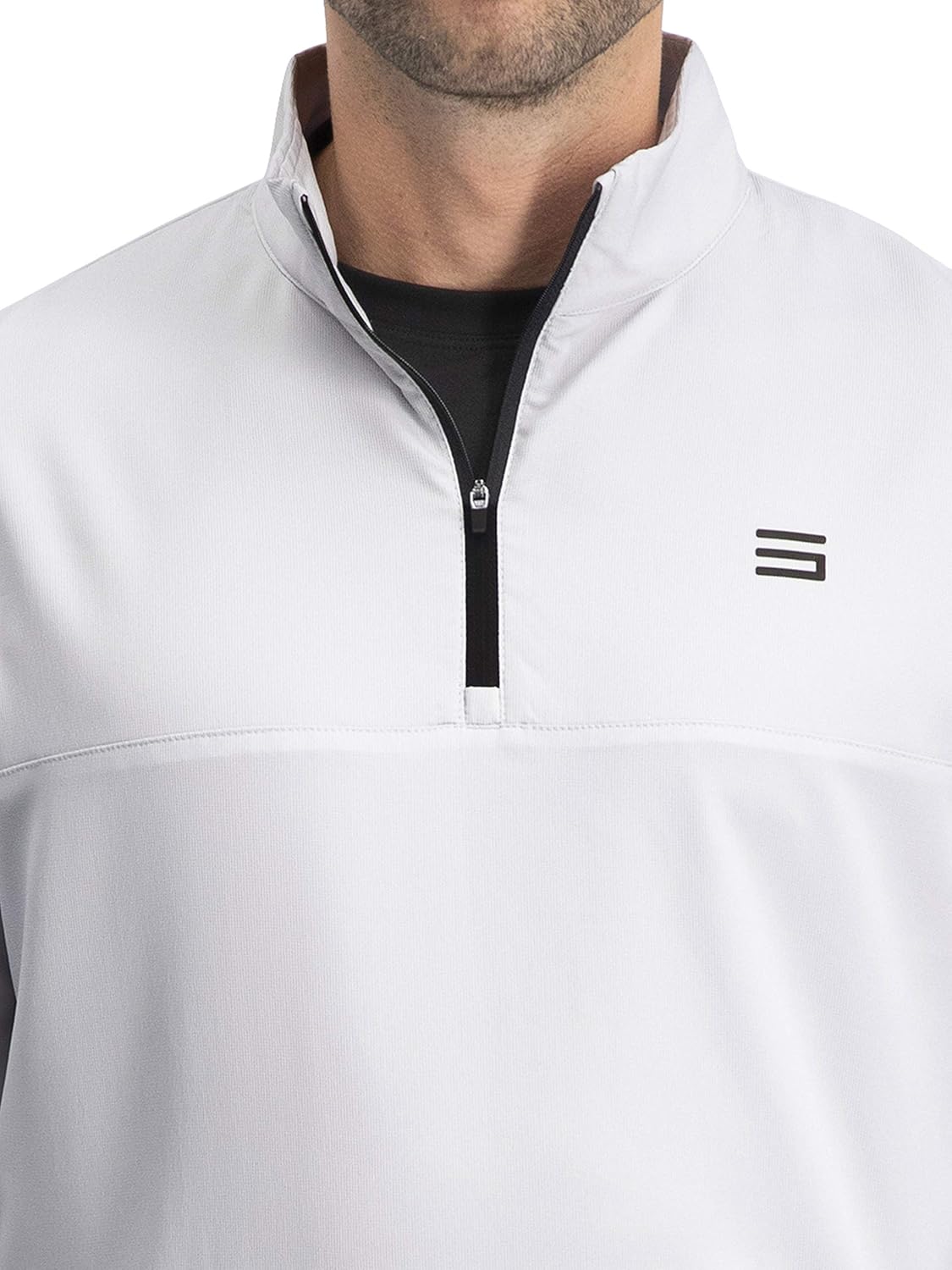 Mens Windbreaker Jackets - Half Zip Golf Pullover Wind Jacket - Vented, Dry Fit : Clothing