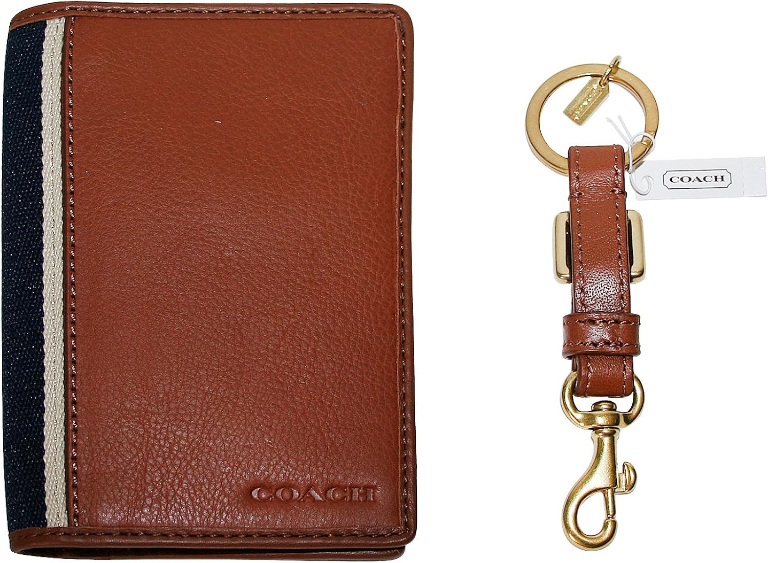coach passport holder and luggage tag