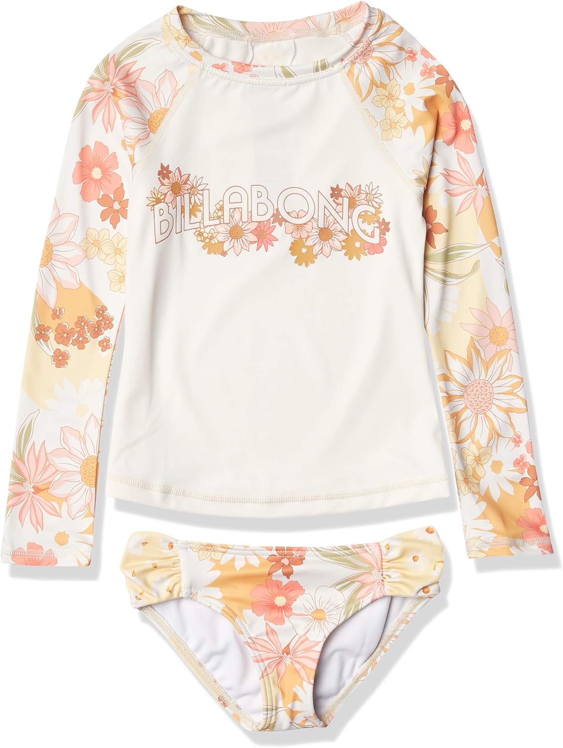 Billabong Girls' Little Bit of Sunshine Rashguard Set Clothing