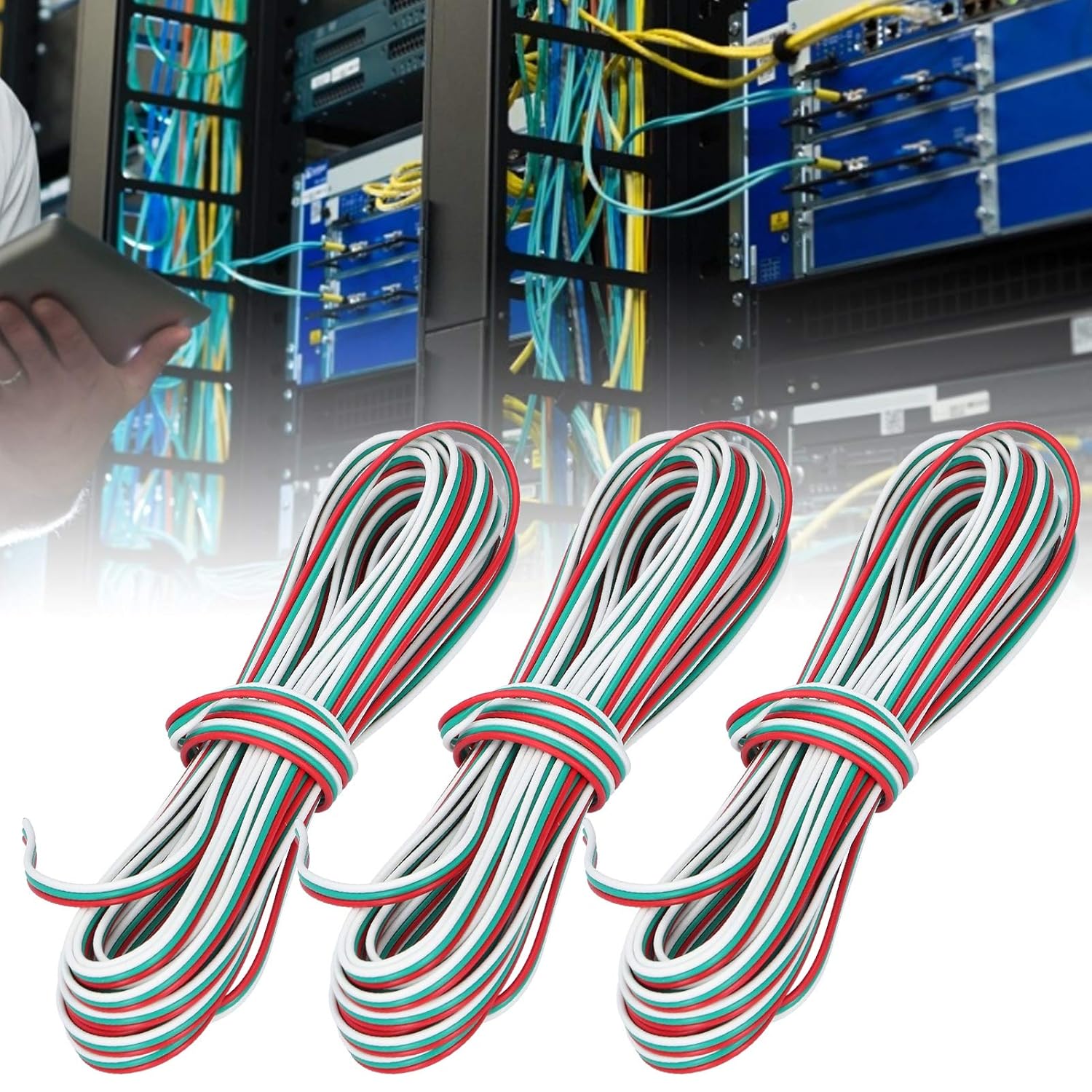 Strip Light Extension Cable, 3Pcs 32.8ft Low Voltage LED Strip