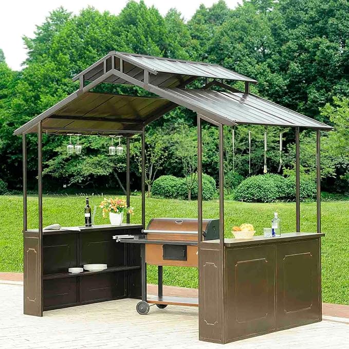 Members Mark Fairbanks Grill Gazebo Amazon.co.uk Garden & Outdoors