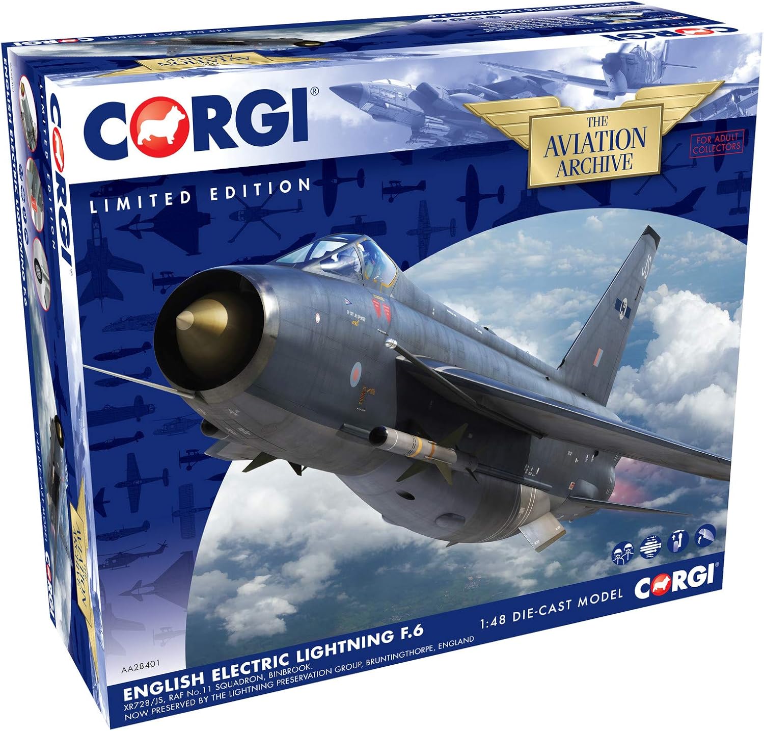 AA28401 BAE Systems plc English Electric Lightning F6 XR728/JS