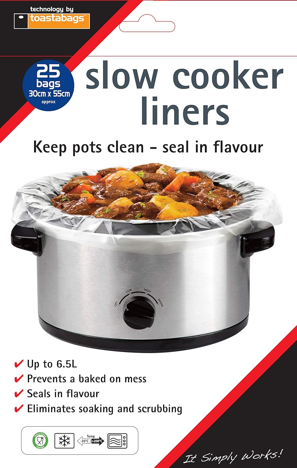 Toastabags Slow Cooker Liner Pack Of 25 Amazon Co Uk Kitchen Home
