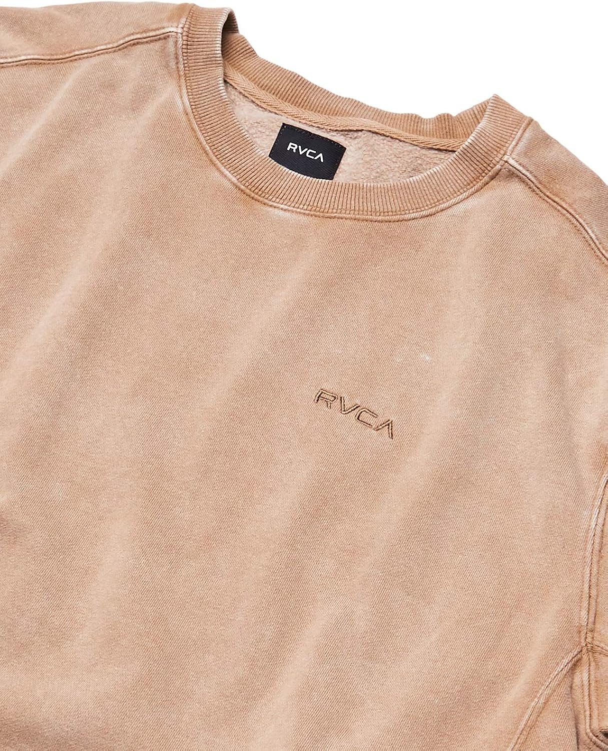 RVCA Men's Upsal Distressed Fleece Sweatshirt: Clothing