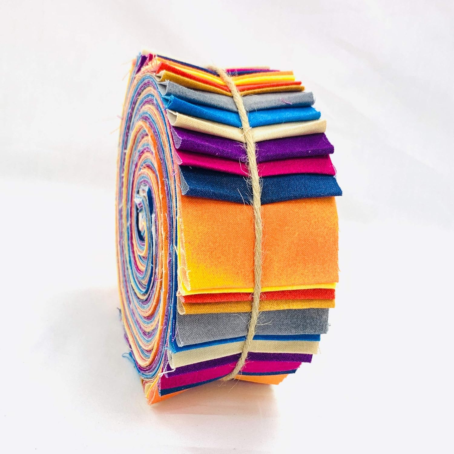 SEWCRAFTE 100 Cotton Jelly Rolls Fabric Material for Quilting