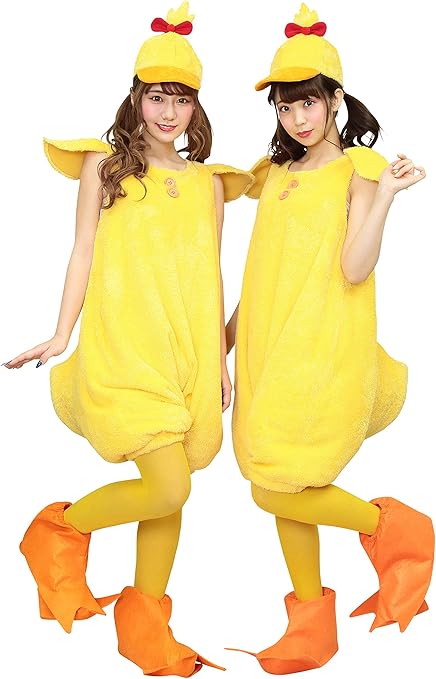 Amazon Party City フラッフィー コスプレ フラッフィーヒヨコガール レディース 黄 おもちゃ おもちゃ