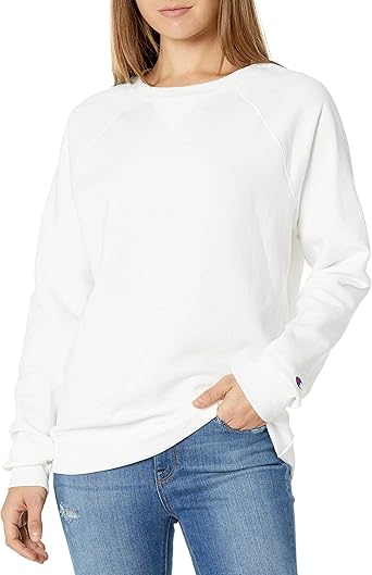 white champion crewneck womens