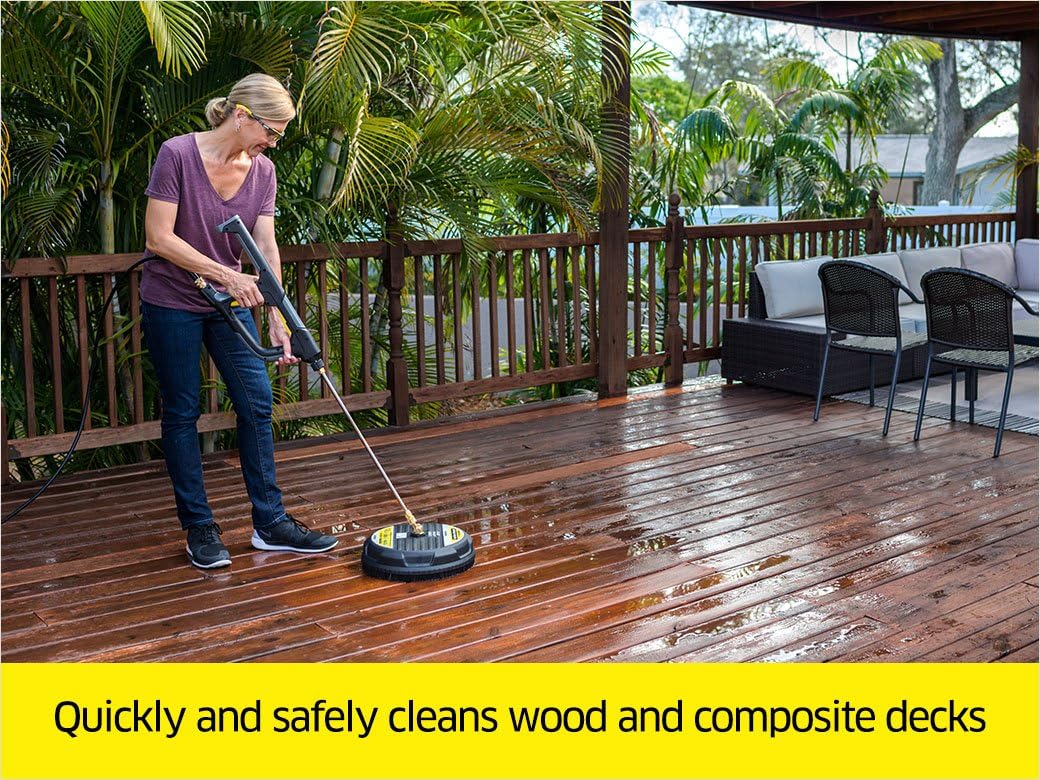 Karcher 15-Inch Pressure Washer Surface Cleaner Attachment, 3200 PSI Rating : Garden & Outdoor