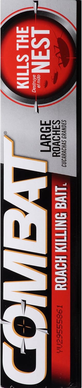 Combat Roach Killing Bait, Large Roach Bait Station, Kills the Nest, Child-Resistant, 8 Count : Home Pest Lures : Garden & Outdoor