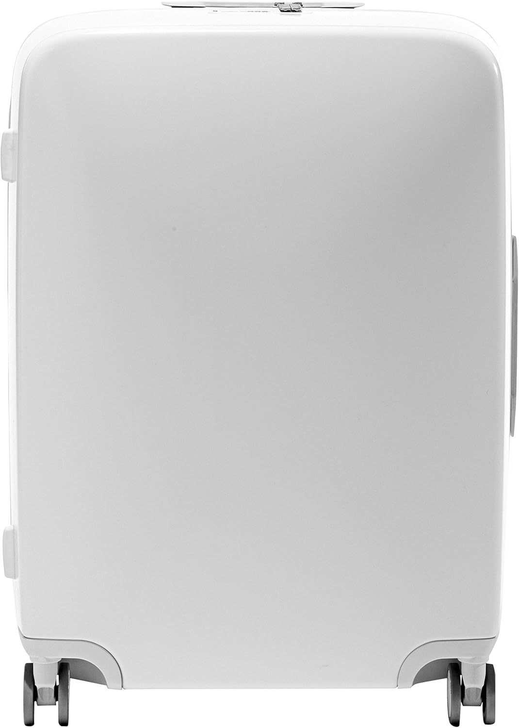 white gloss suitcase