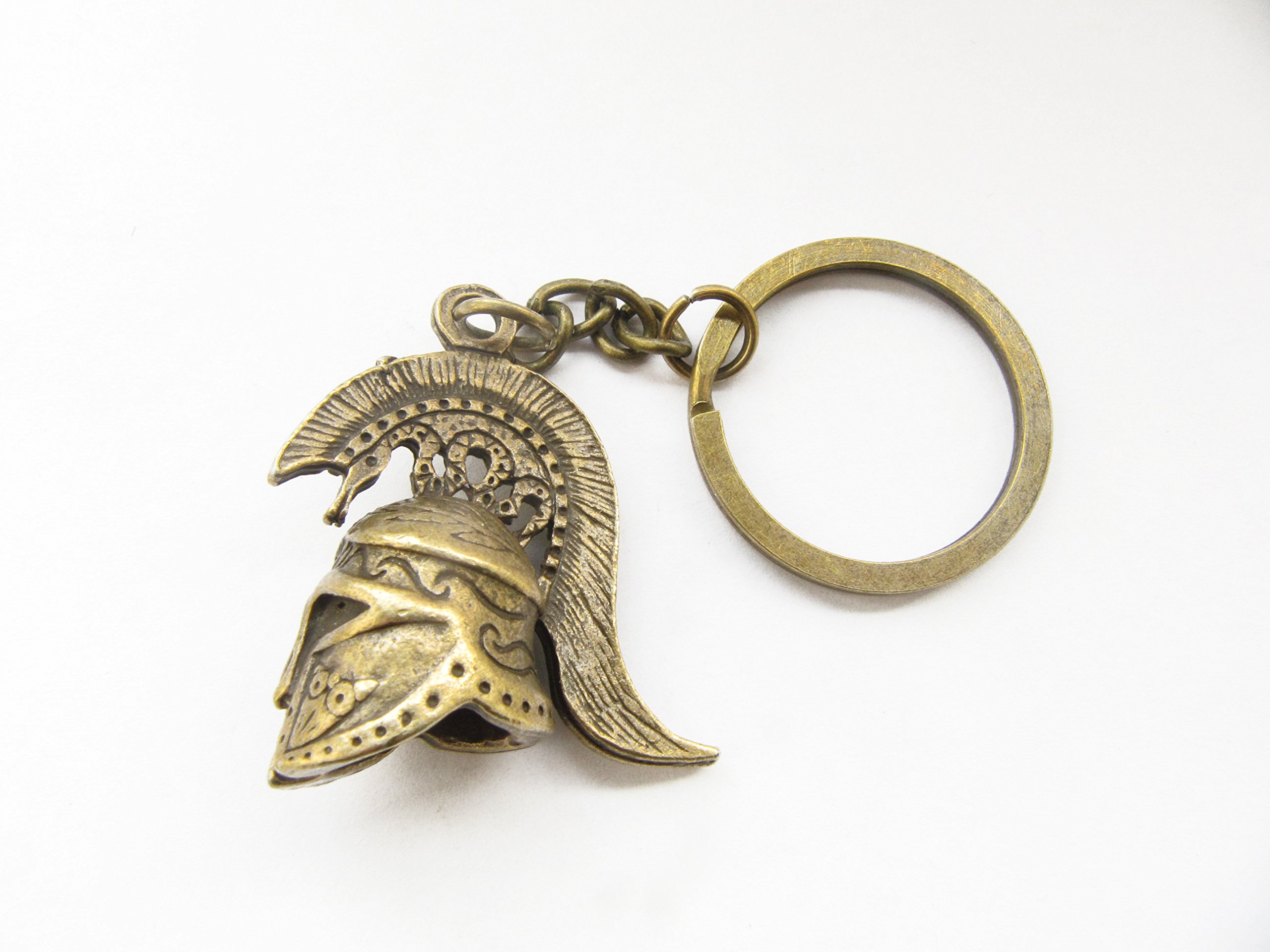 Ancient Bronze Spartan keychain Spartan Helmet keychain Sparta Jewelry