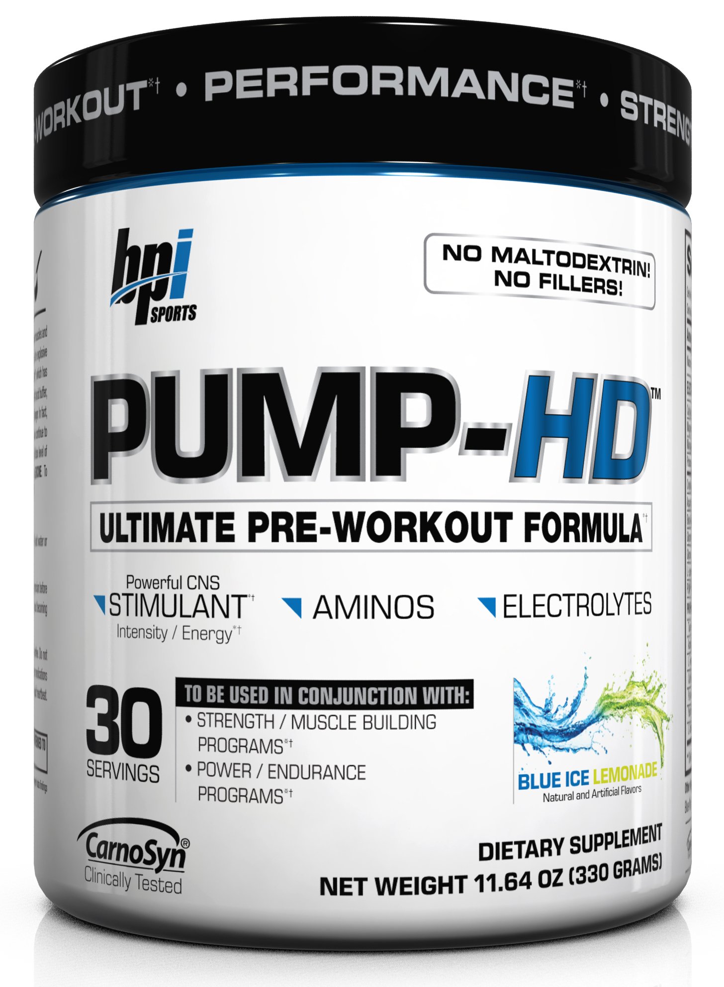 BPI PumpHD Ultimate PreWorkout Formula, Blue Ice
