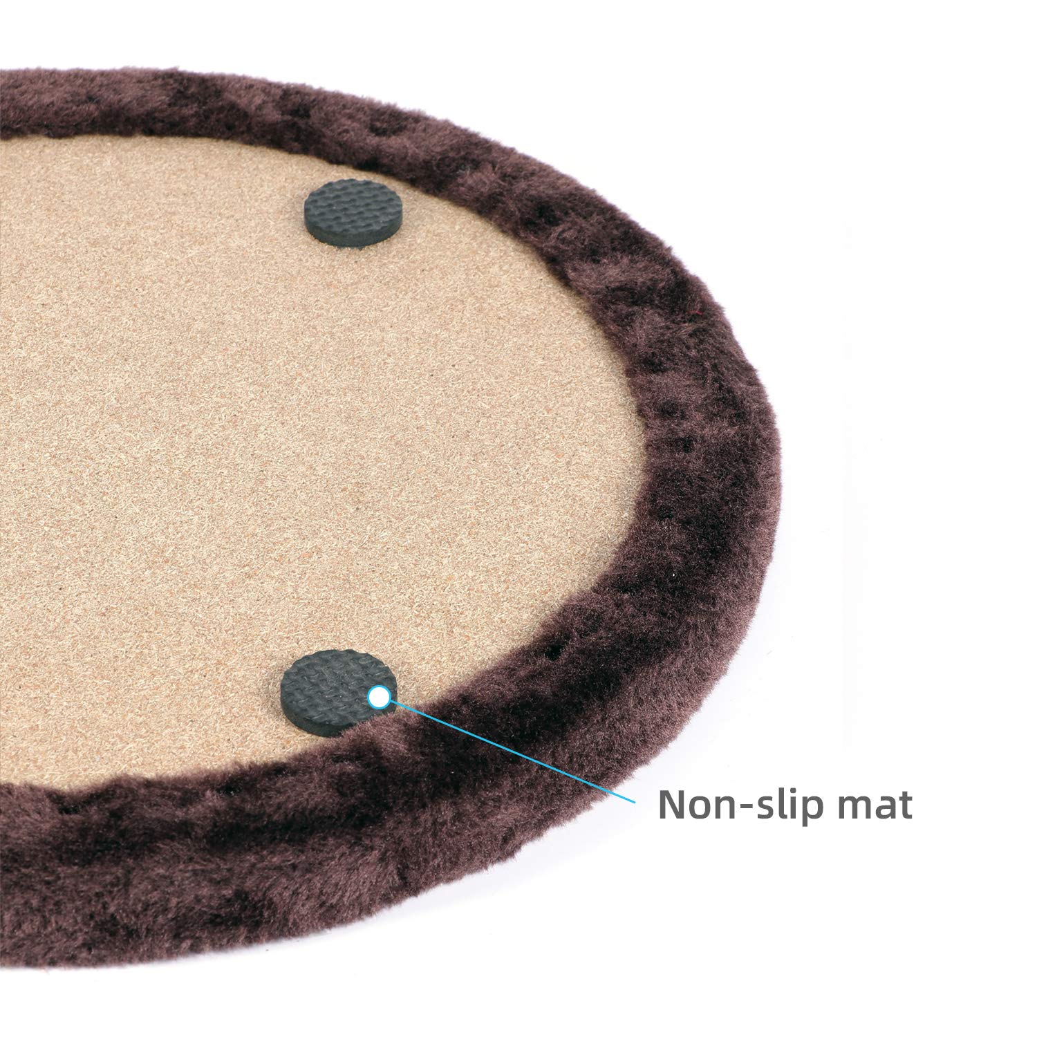 Happi N Pets Premium Cat Arch Self Groomer Cat Massager, Cat Hair Brush For Grooming With Sturdy Cat Scratching Pad And Catnip Interactive Kitten Mouse Toy, Durable Brusher, Exerciser & Scratcher: Beauty