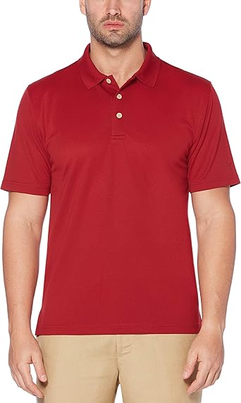 playera polo roja hombre