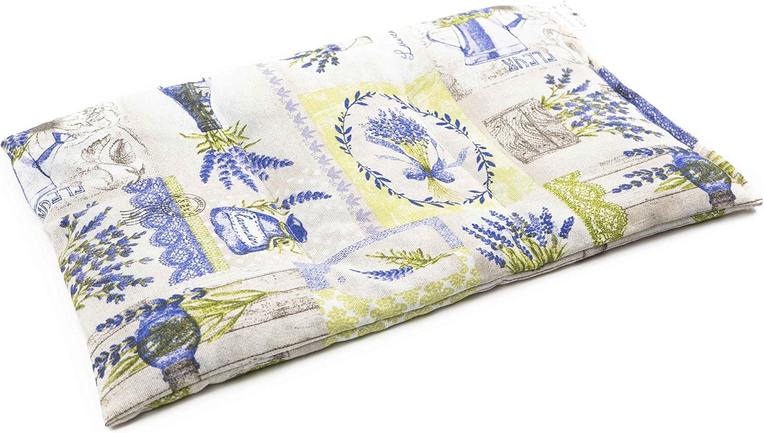 TERMOSAK 37x25 cm, Cojín térmico modulado con separaciones, saco térmico hot-cold (calor/frio) de semillas alta densidad y lavanda. (37x25, Lavanda)