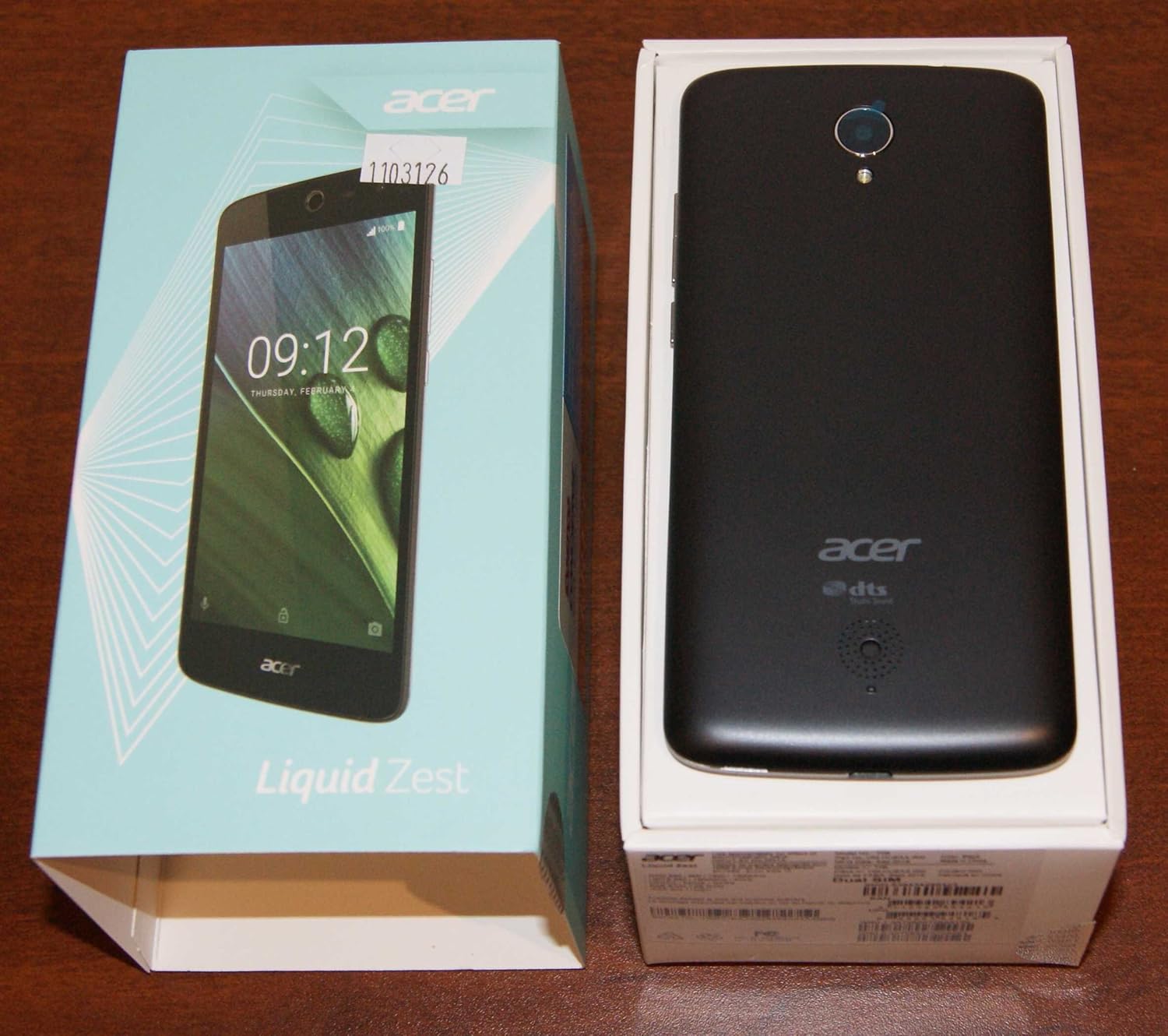Acer Liquid Zest, Model no. T06 - Black - Unlocked - Smart Phone,