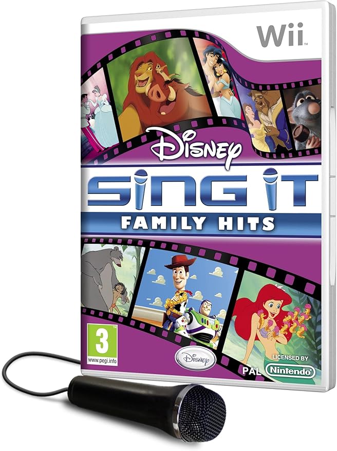 Disney Sing It Family Hits plus Microphone (Wii) Amazon.co.uk PC