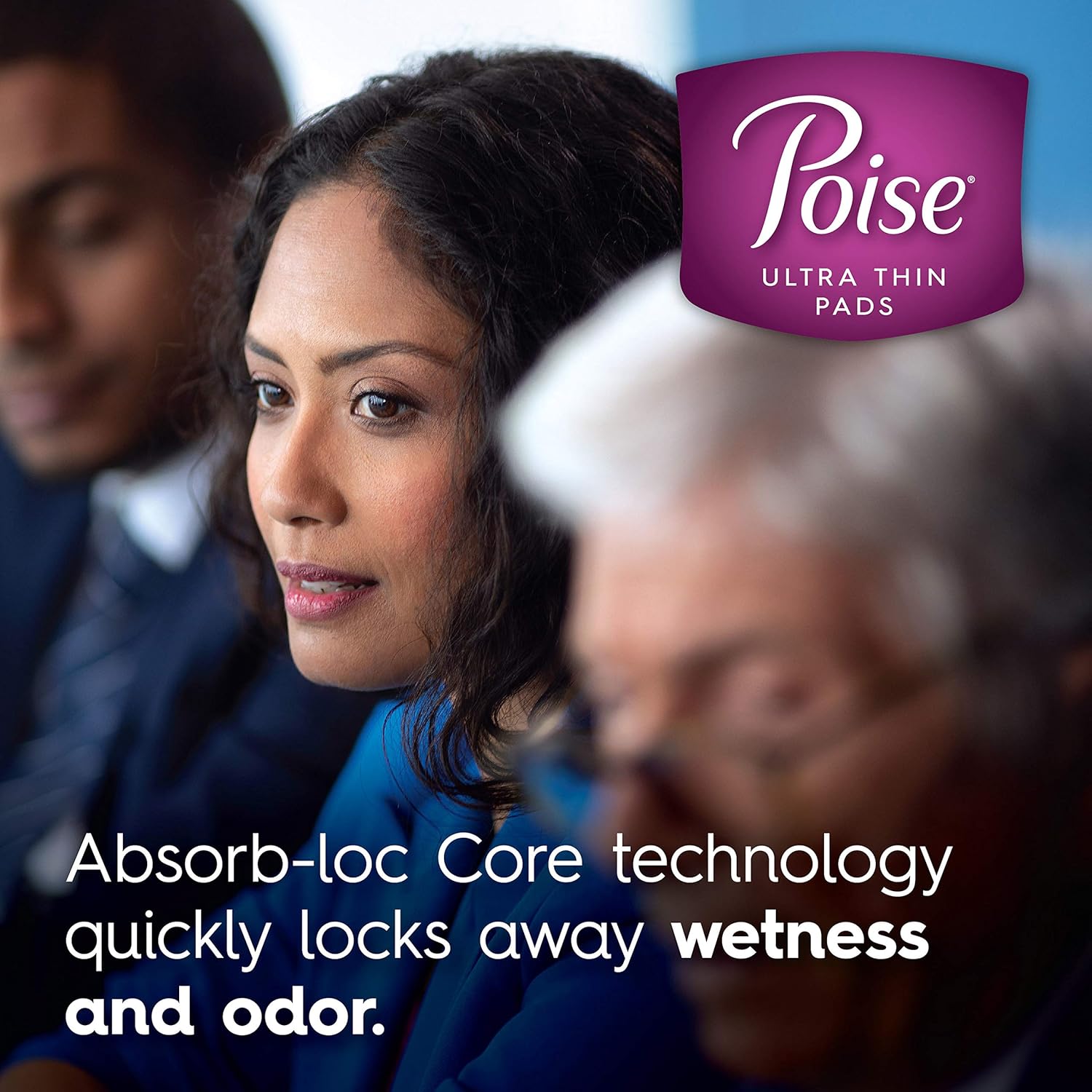 Poise Ultra Thin Incontinence Pads for Women, Light Absorbency, Regular Length, 144 Count (3 Packs of 48) (Packaging May Vary): Health & Personal Care