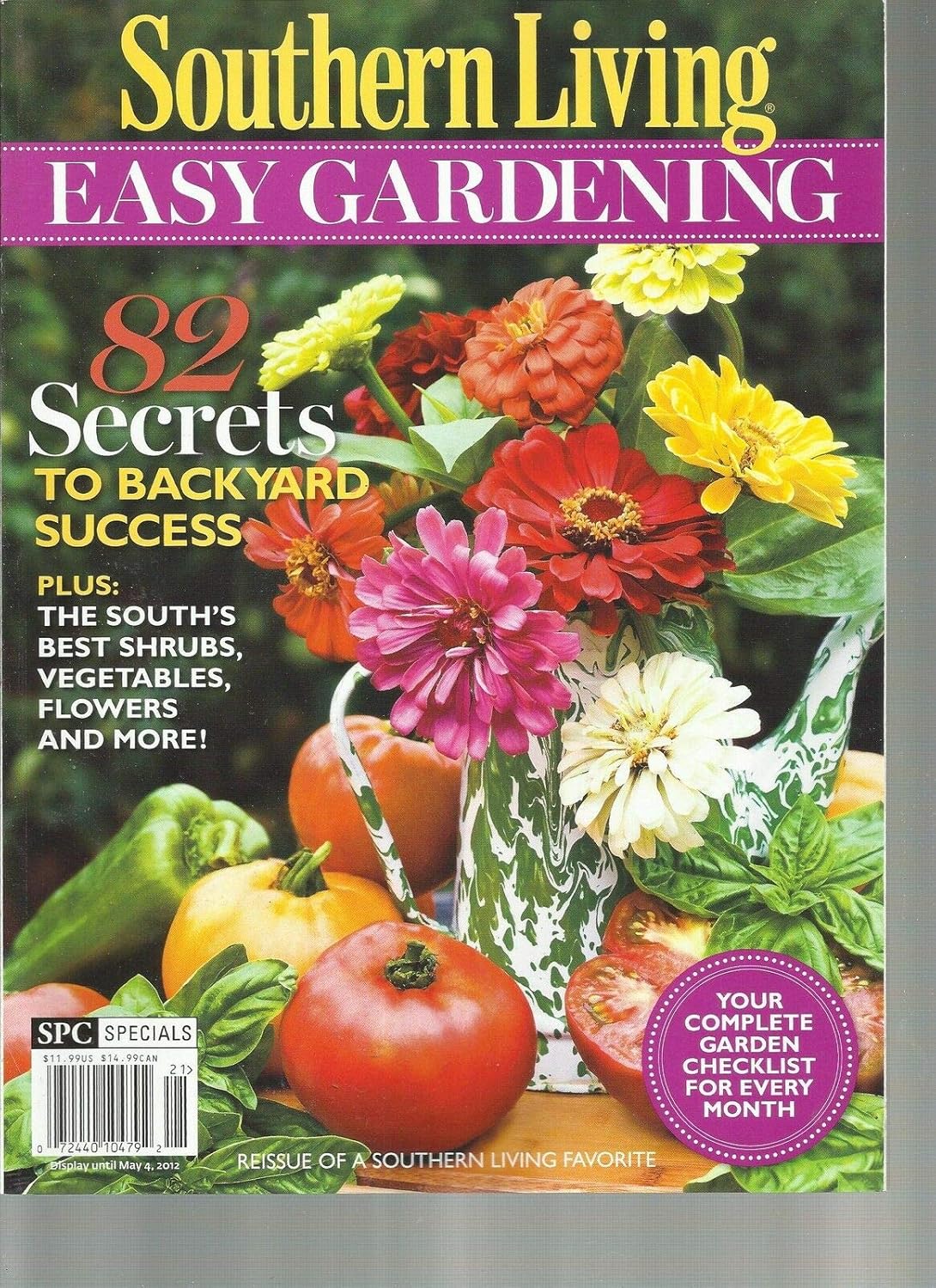 southern backyard living on Amazon Com Southern Living Easy Gardening 2012 82 Secrets To Backyard Success Everything Else