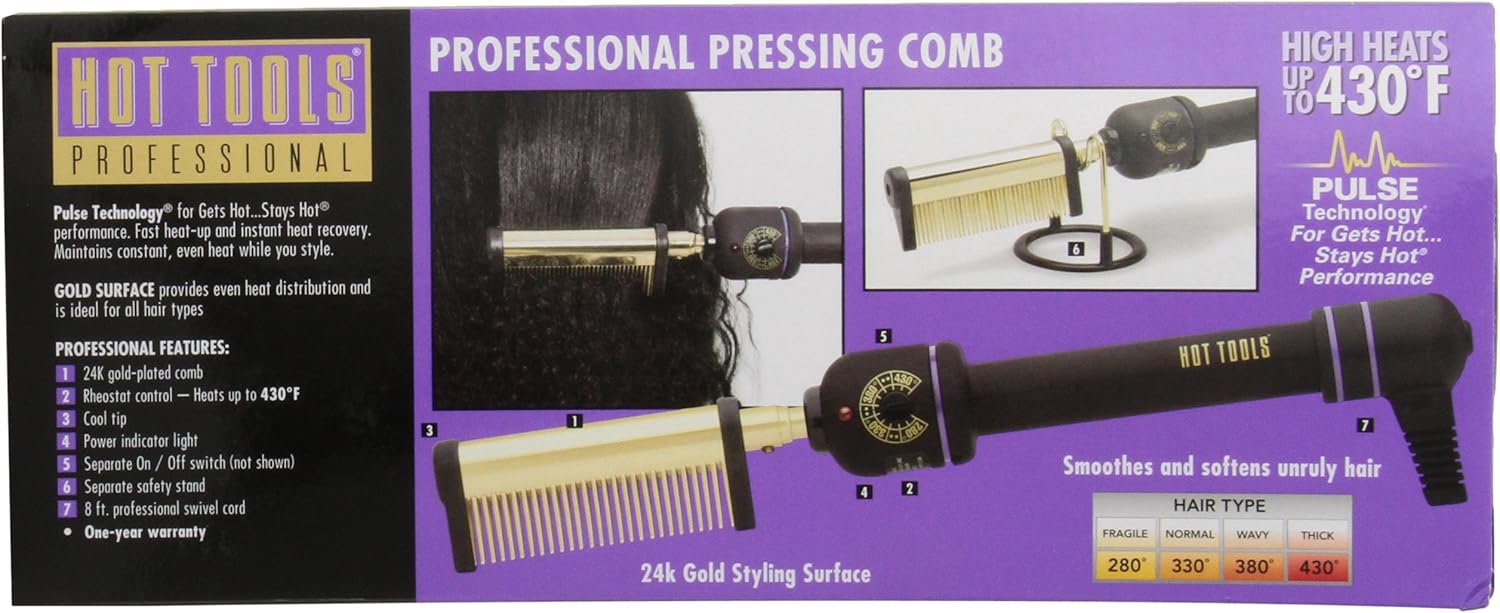 hot tools pressing comb