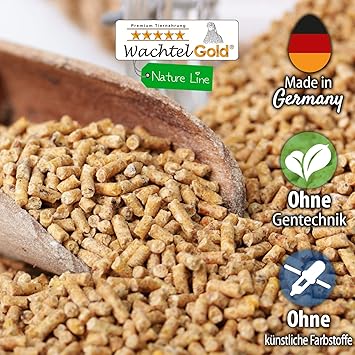 WachtelGold® alimentación de codornices ♥ │ 10kg, poner el ...