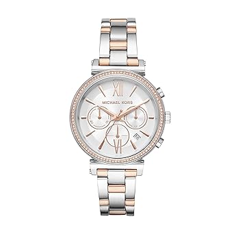Analog White Dial Women's Watch - MK6558