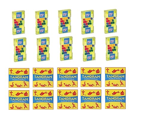 Virgo Toys Matchup & Tangram (Combo) - Pack of 10