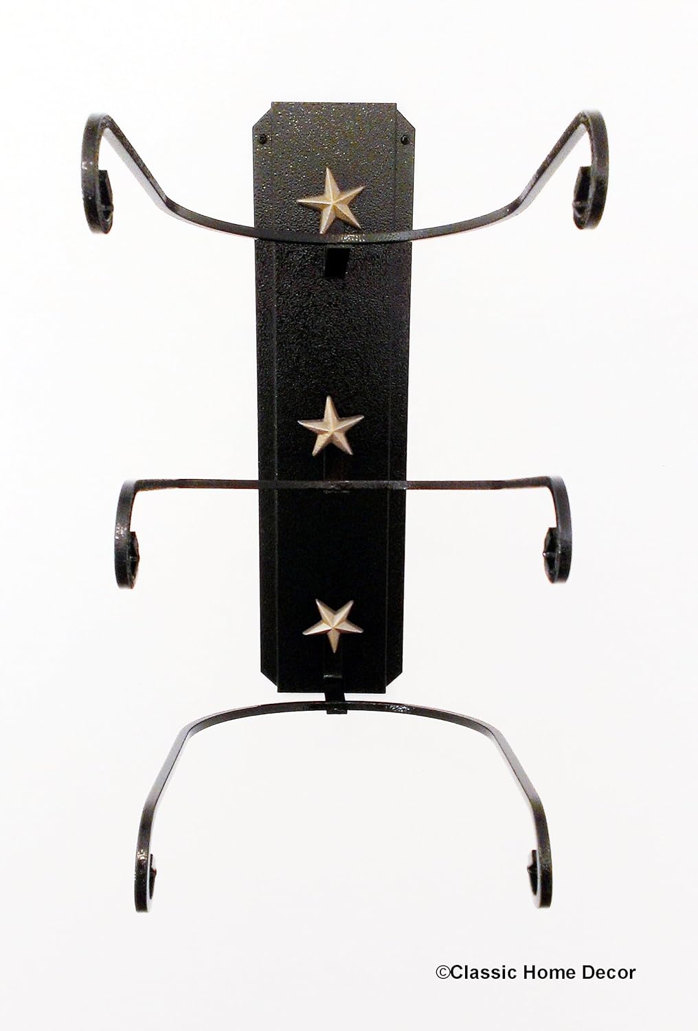 western hat racks on Home Kitchen Mark Christopher Collection Cowboy Hat Holder Black With Gold Stars Storage Organization