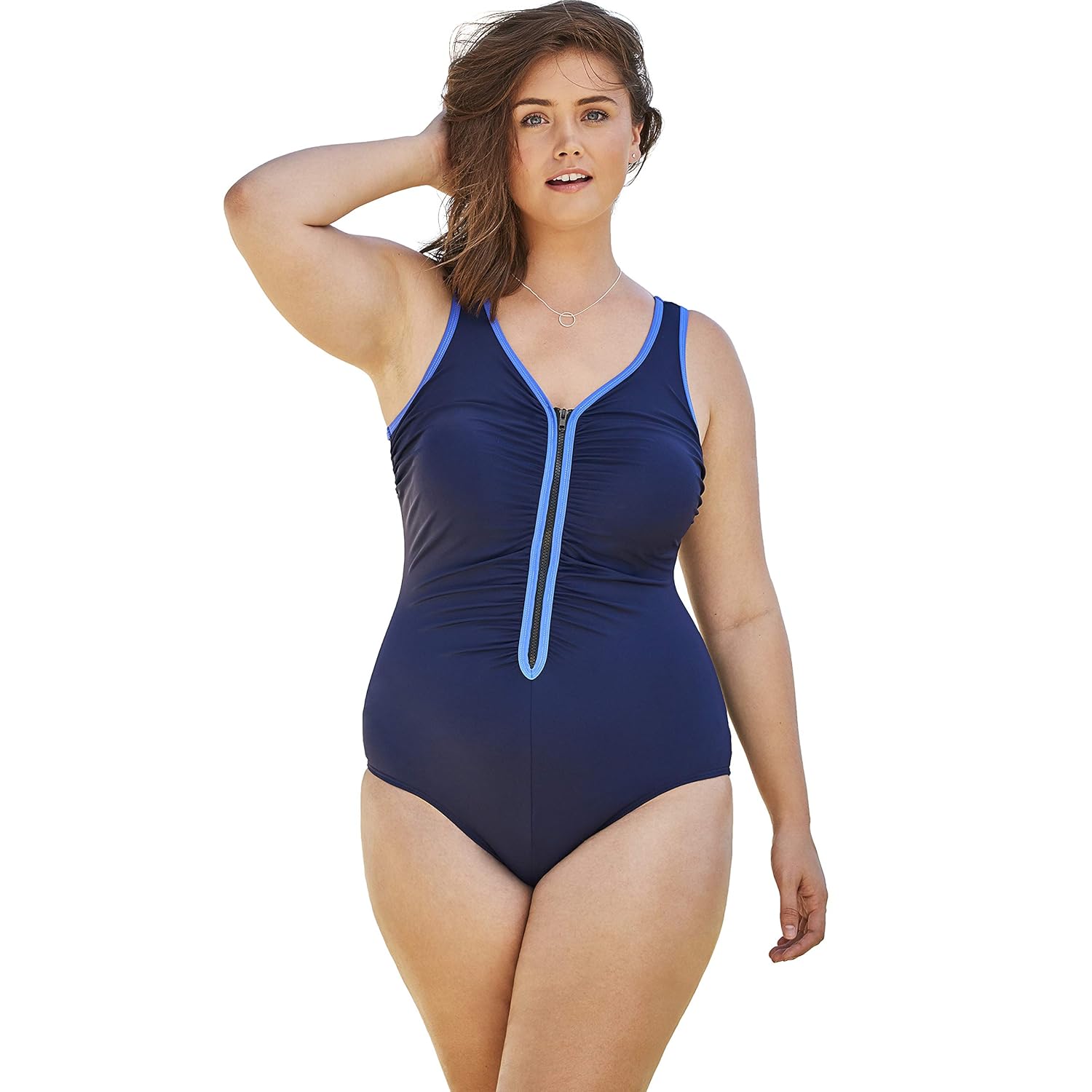 Online Sale Swimsuits For All Women S Plus Size Zip Front One Piece With Front Zipper Black Pink 14 At Women S Clothing Store Special Offer Test Quinnos Co Id