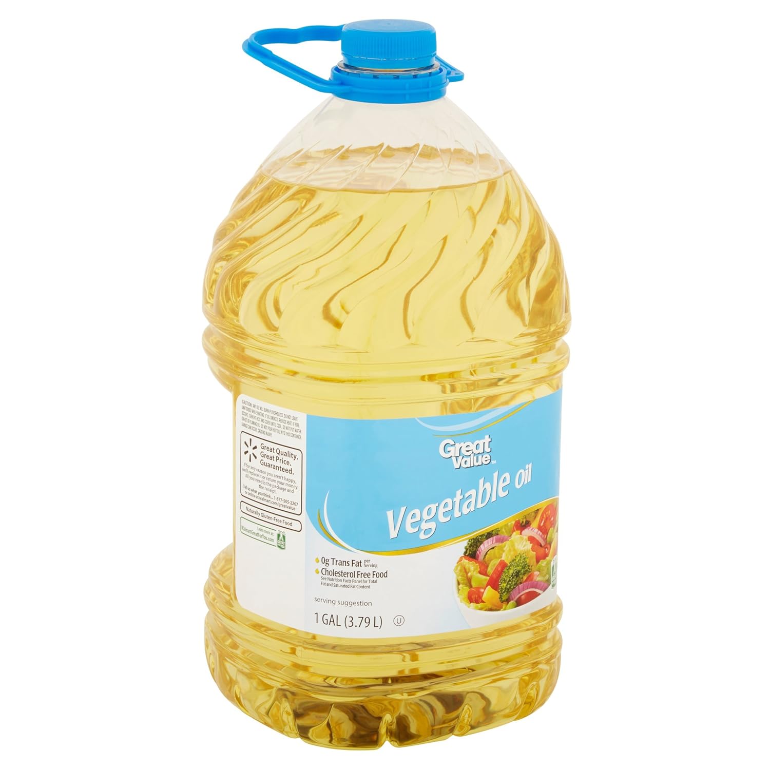 Amazon Com Great Value Vegetable Oil 1 Gal 1 Health Personal Care