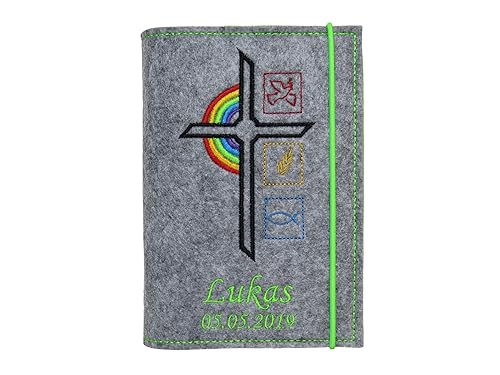 Gotteslob Hulle Gotteslobhulle Mit Individueller Bestickung Normalausgabe Oder Grossdruckausgabe Kommunion Amazon De Handmade