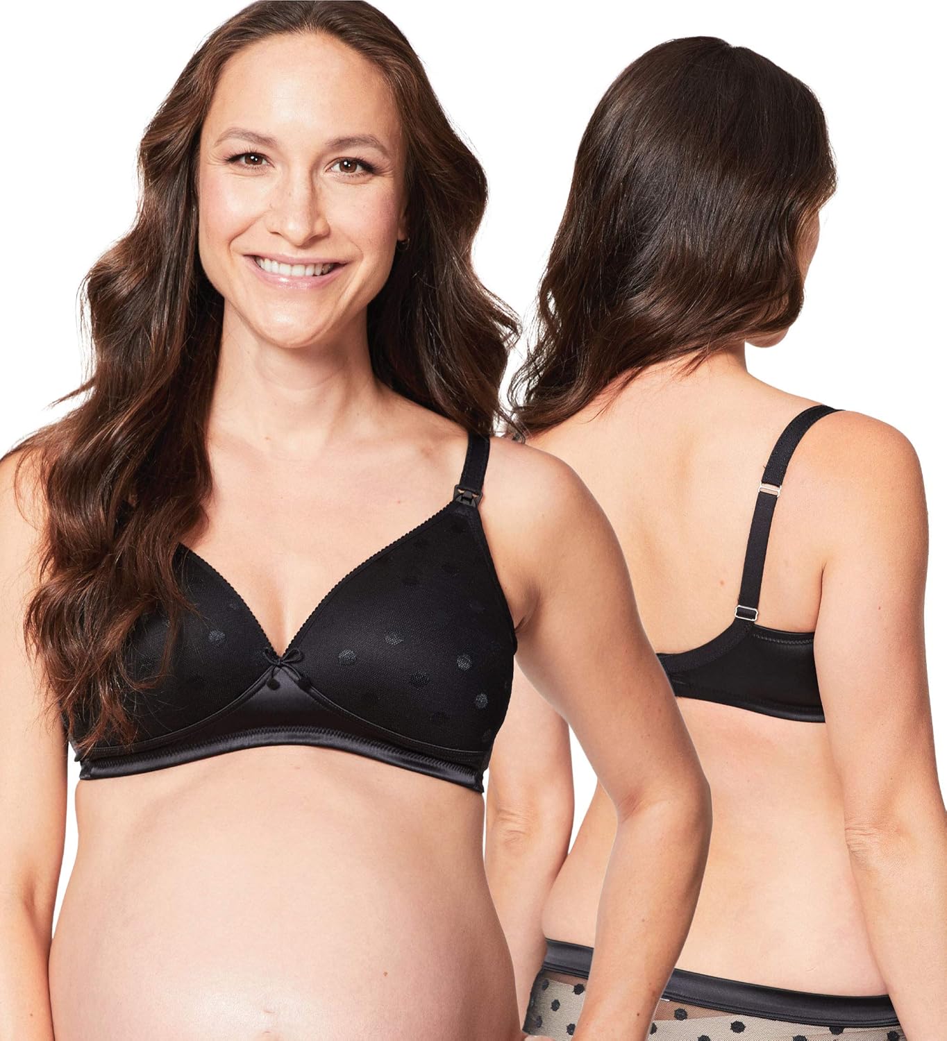 Cake Maternity Mousse Wirefree Nursing Bra for Breastfeeding, Padded Wireless Maternity Bra: Clothing
