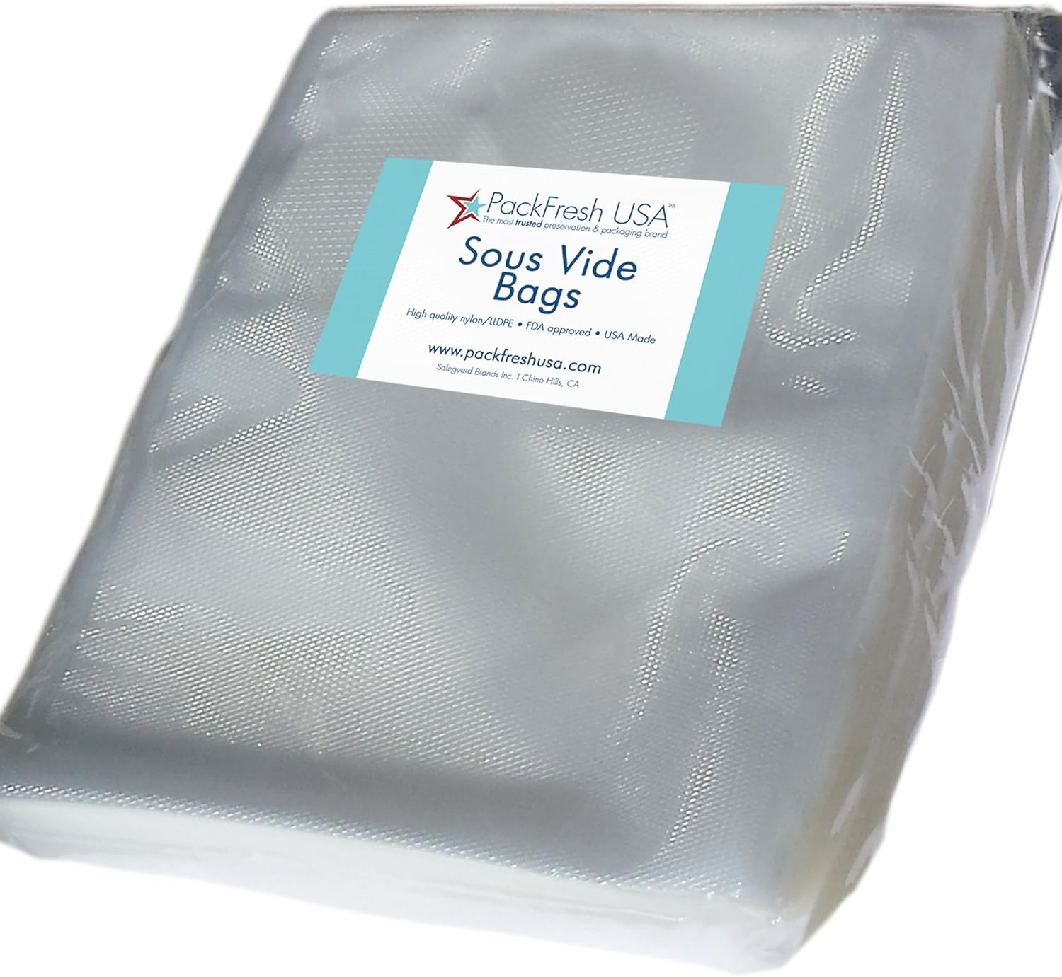 PackFreshUSA Gallon Sous Vide Vacuum Sealer Bags (25)