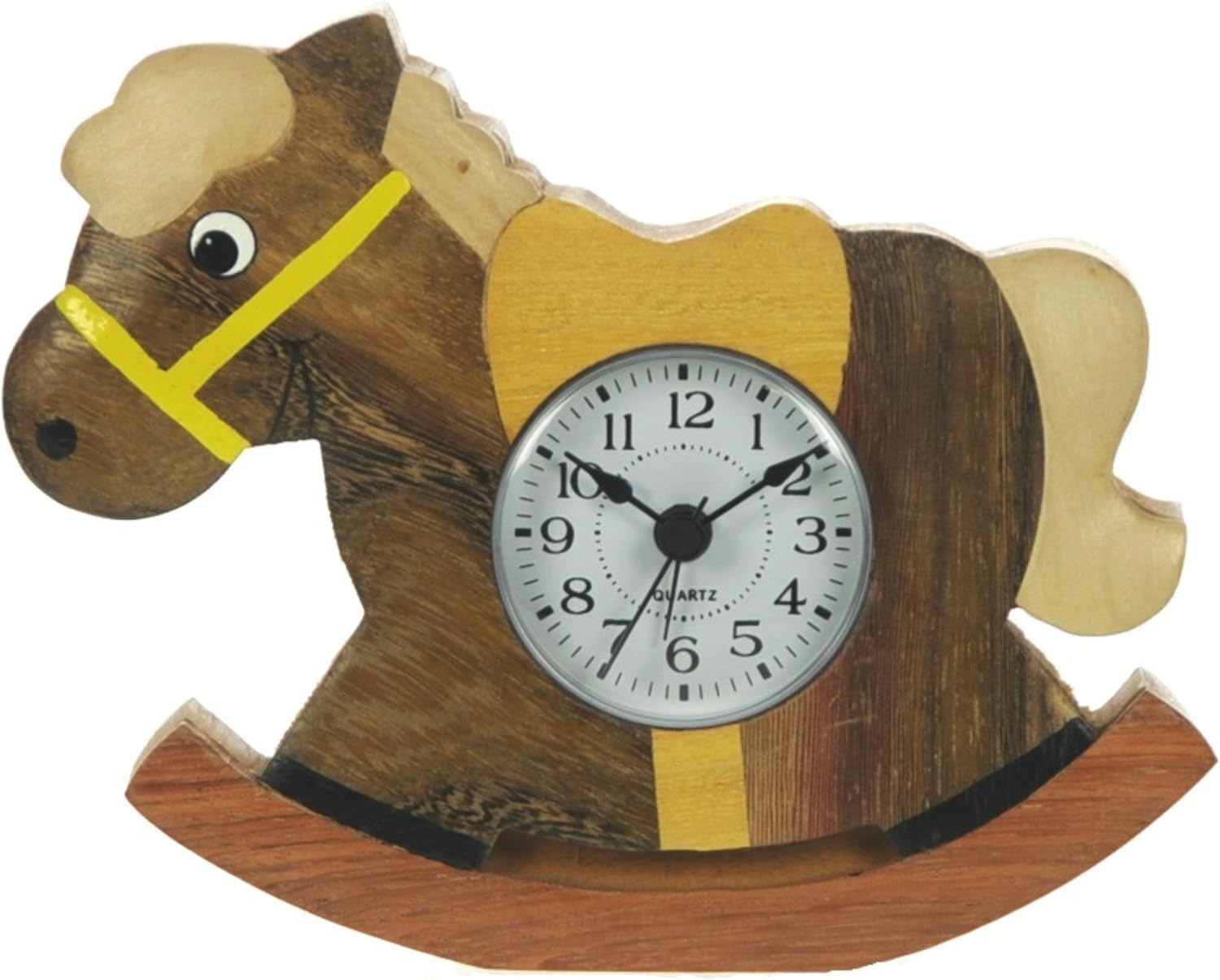 Namesakes Kids Bedside Alarm Clock Rocking Horse Novelty for